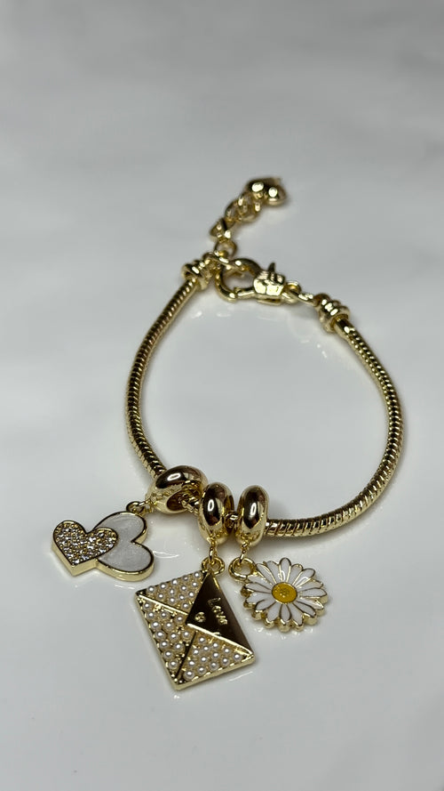 "Love Letter" Jingle Charm Bracelet